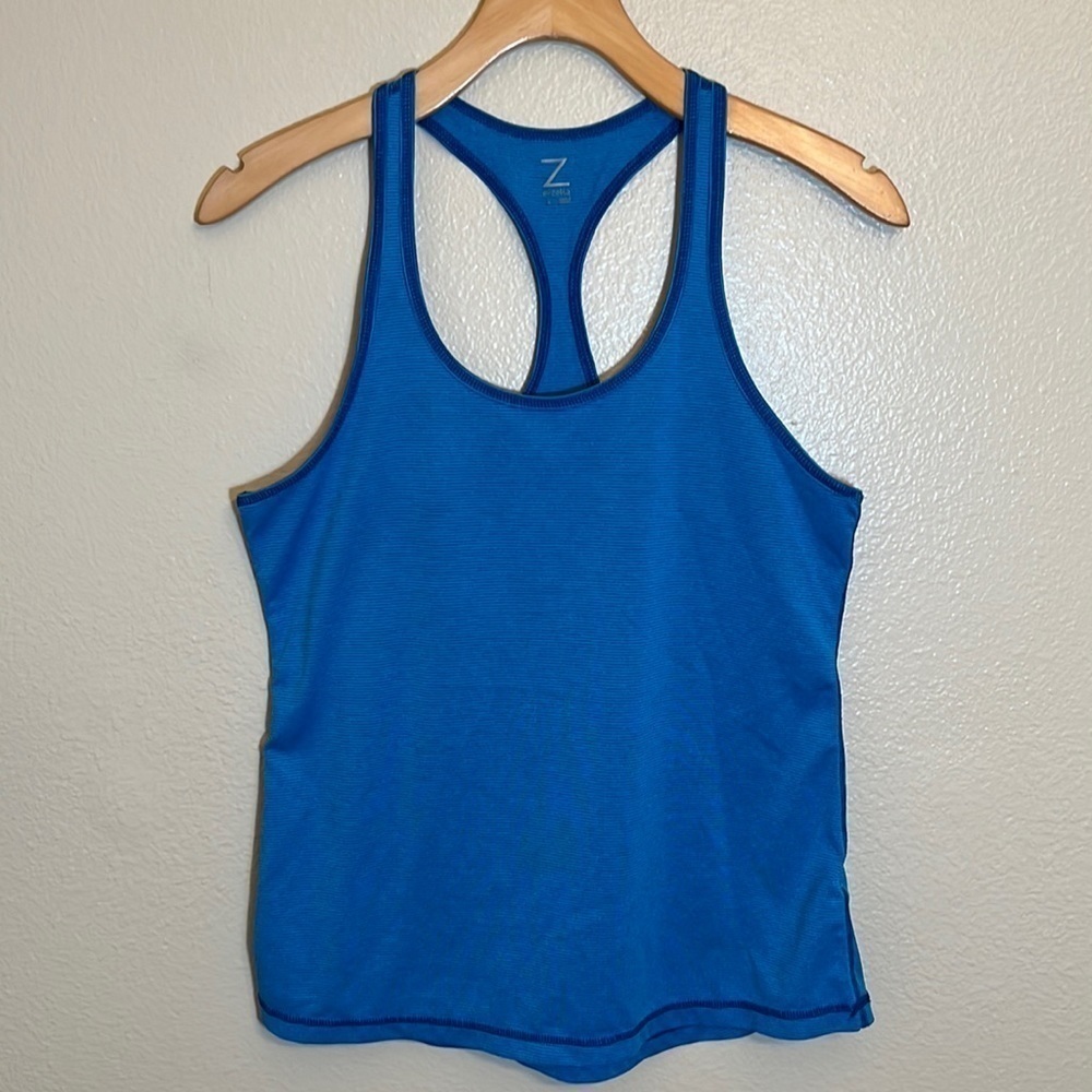 ZELLA Blue Racerback Running Athletic Tank Top